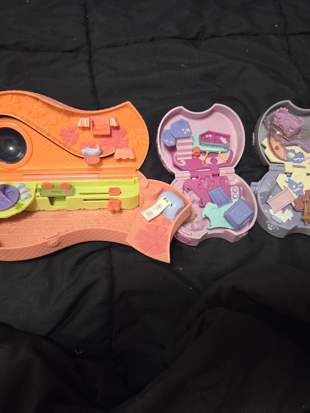 littlest pet shop teeny play set